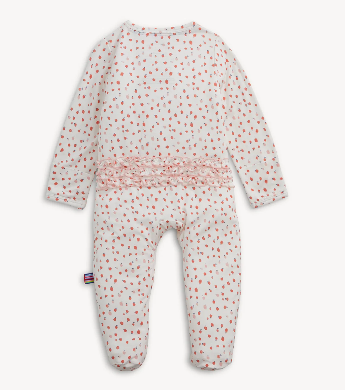 Apple Blossom Ruffle Footie