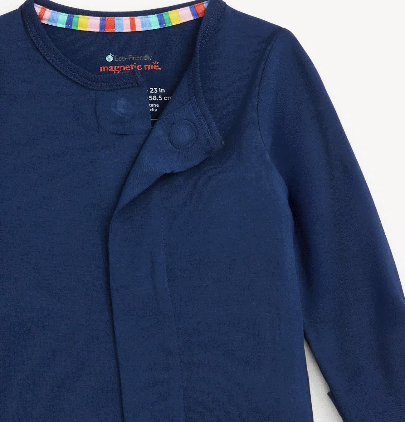 Navy Blue Modal Footie