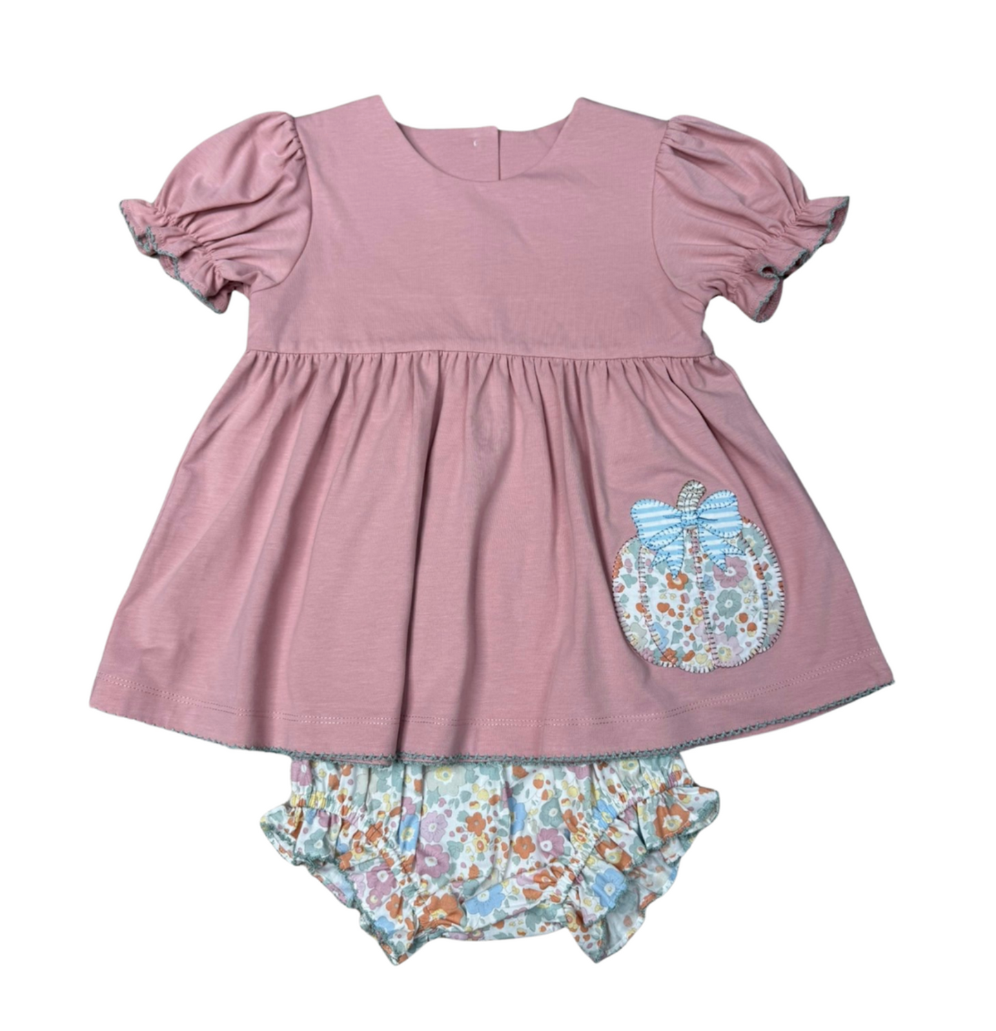 Piper Pumpkin Bloomer Set