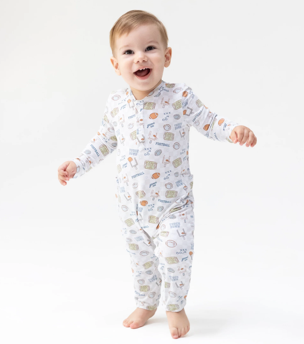 Football Check Uni Romper