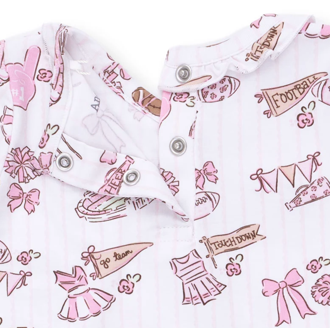 Football Cheer Kimono Gown & Hat