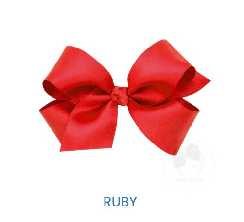 Med French Satin Bow