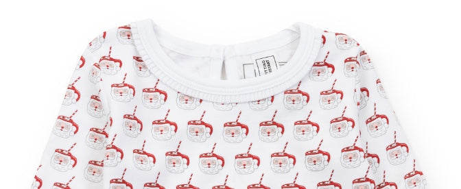 Santa's Cocoa Girls PJ Set