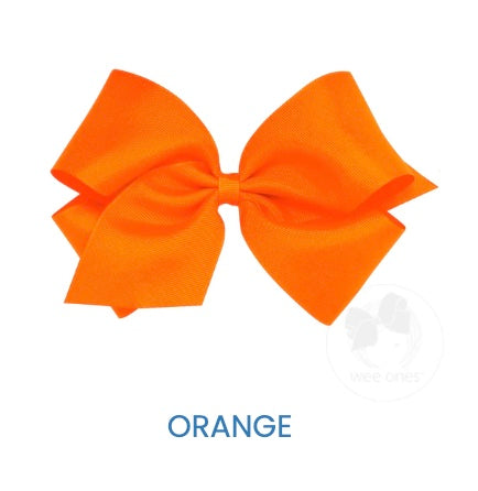King Classic Grosgrain Hair Bow (plain wrap)