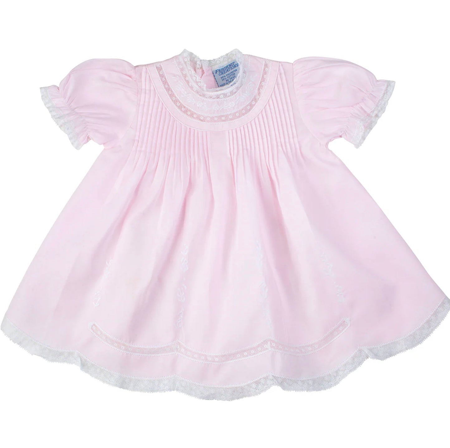 Abigail Heirloom Pink Slip Dress