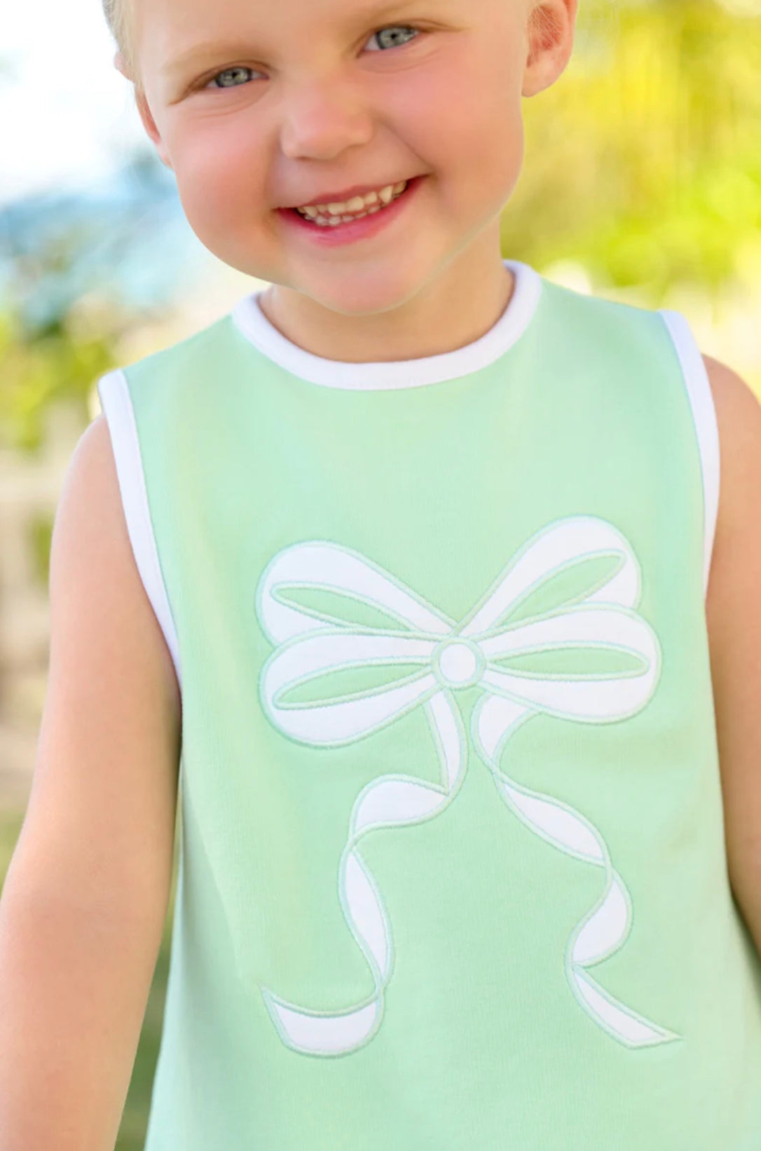 Elizabeth Applique Bow Dress