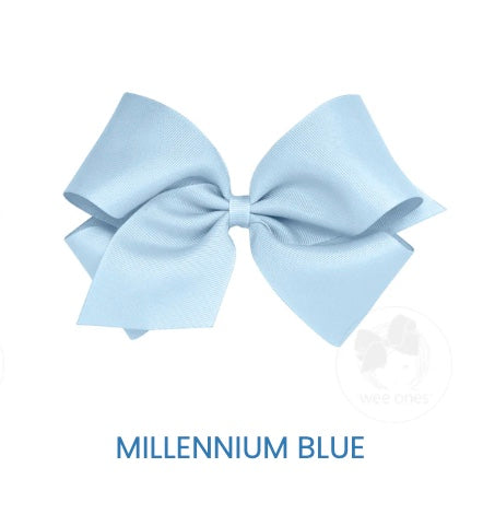 King Classic Grosgrain Hair Bow (plain wrap)