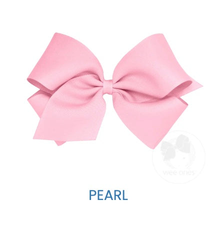 King Classic Grosgrain Hair Bow (plain wrap)