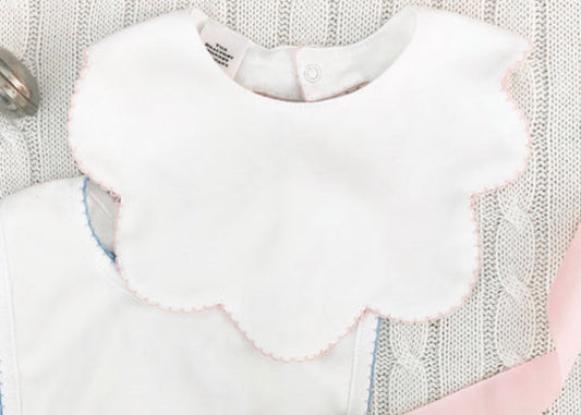 Bellyful Bib - Pink Trim