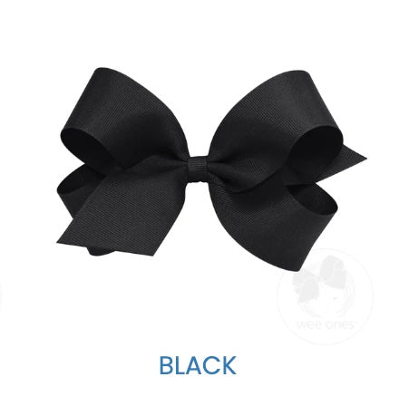 King Classic Grosgrain Hair Bow (plain wrap)