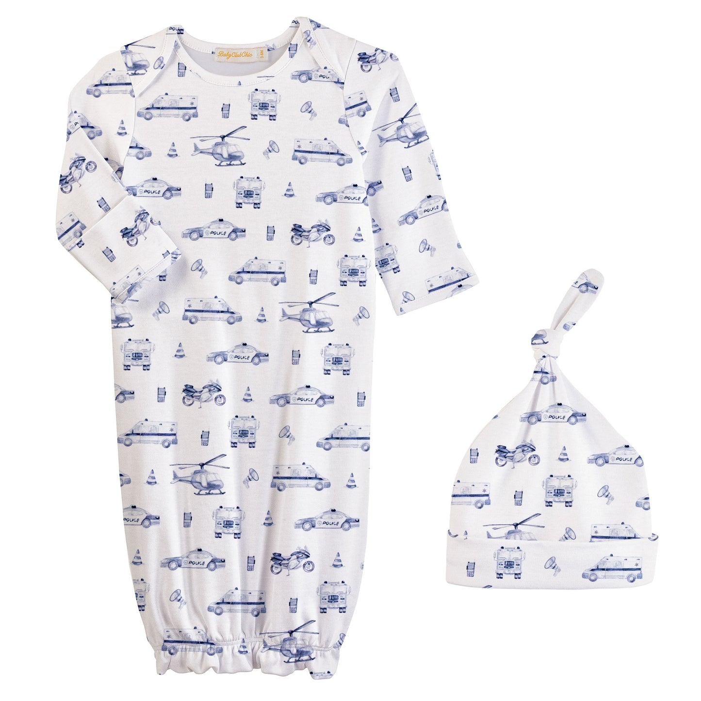 Rescue Riders Gown/Hat Set