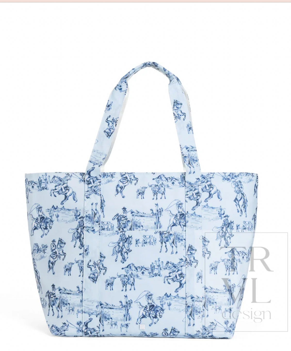 TRVL Cowboy Toile Jumbo Tote