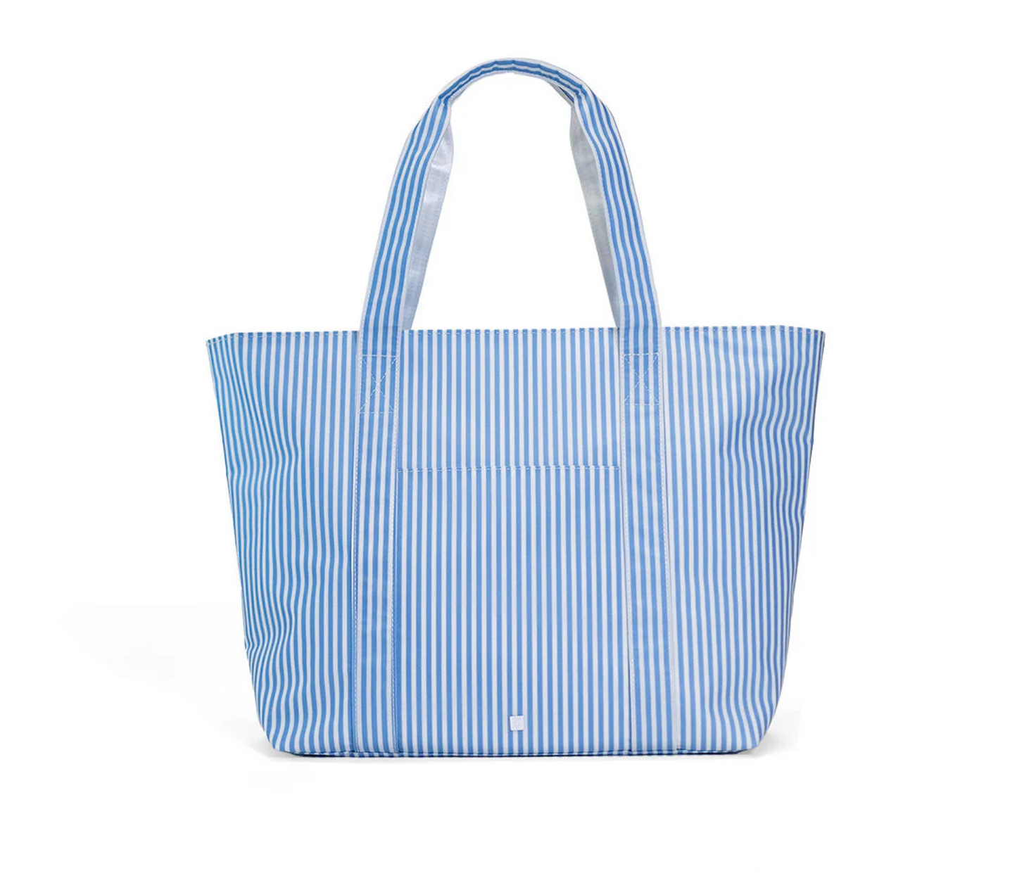 TRVL Jumbo Tote - Chambray Stripe