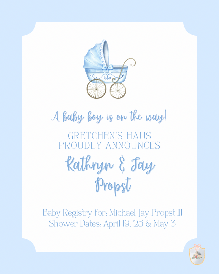 Kathryn & Jay Propst 4/19, 25 5/3