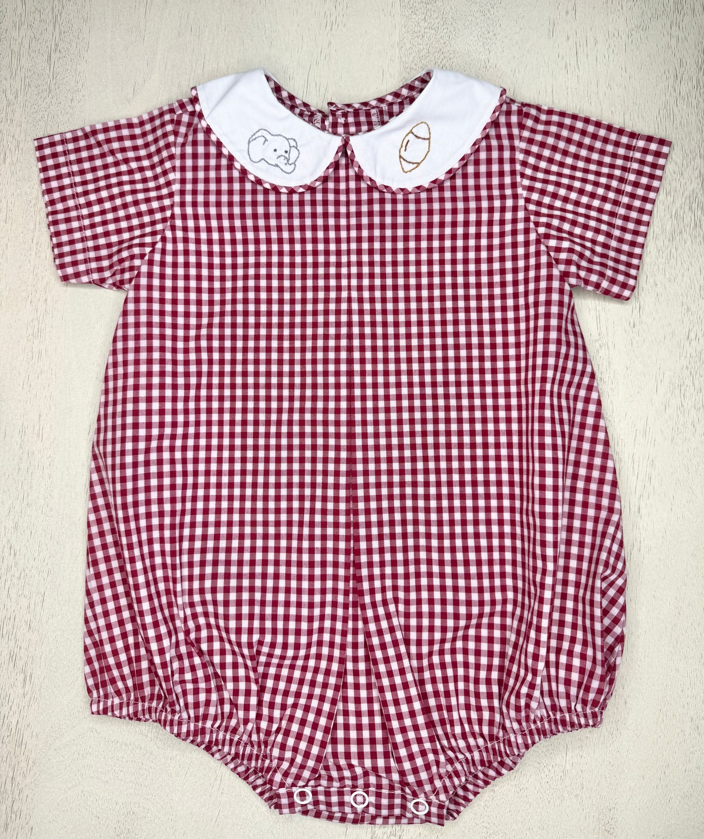 Crimson Gingham Bama Bubble