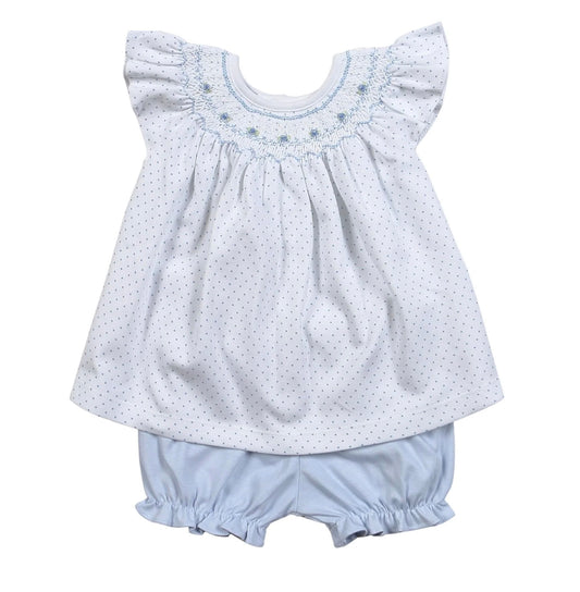 Marilyn’s Blue Smock Set