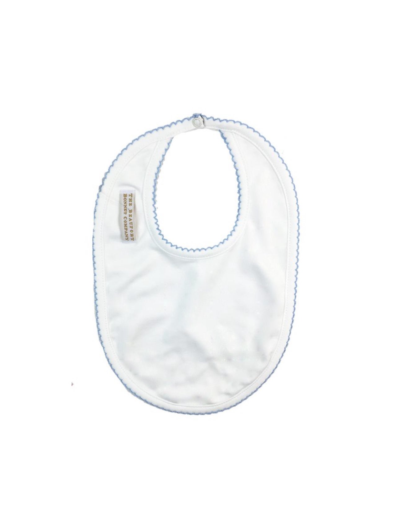 Bellyful Bib-Blue Trim