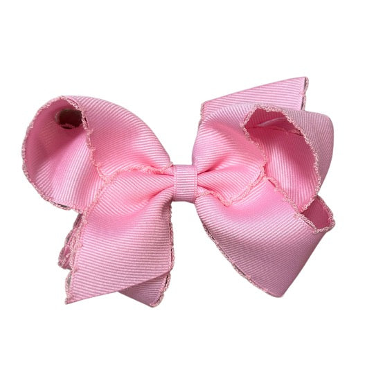 Pink Bow with Trim