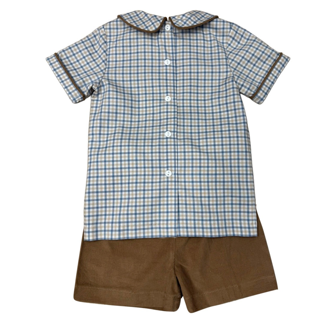 Asher's Plaid Short Set