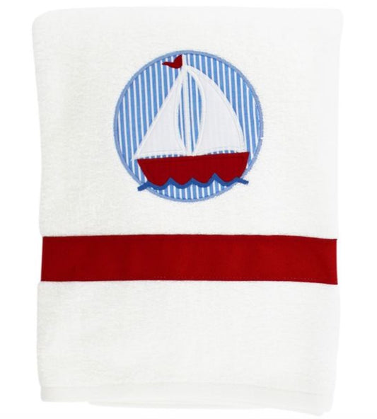 Wesley Sailboat Beach Towel