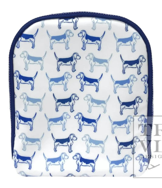 TRVL Blue Puppy Love Lunchbox