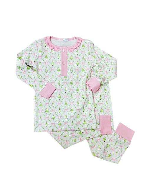 Nicole’s Christmas Trees Pajama Set