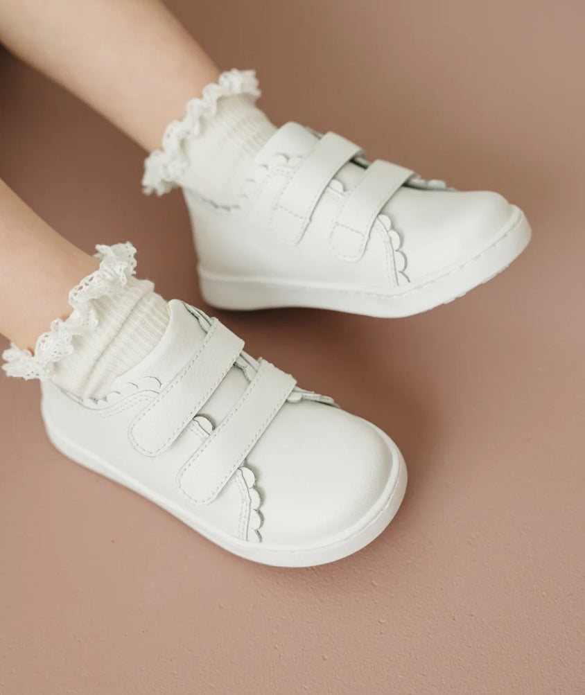 Caroline Scalloped Sneaker