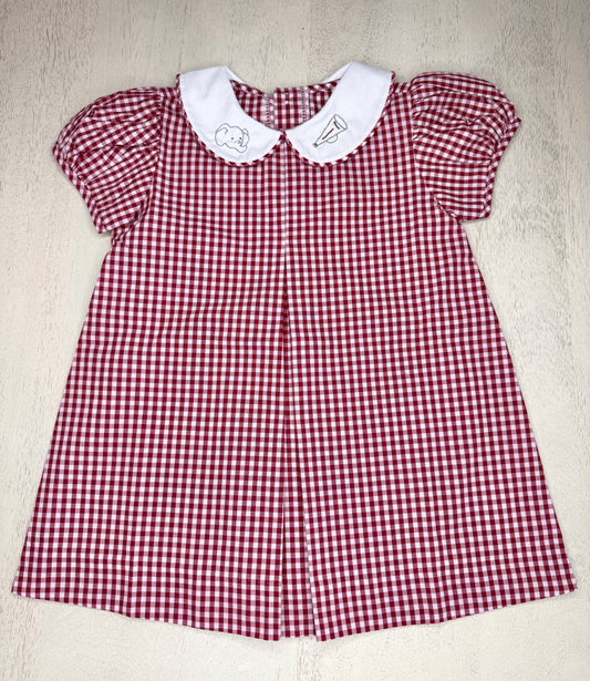 Crimson Gingham Bama Dress