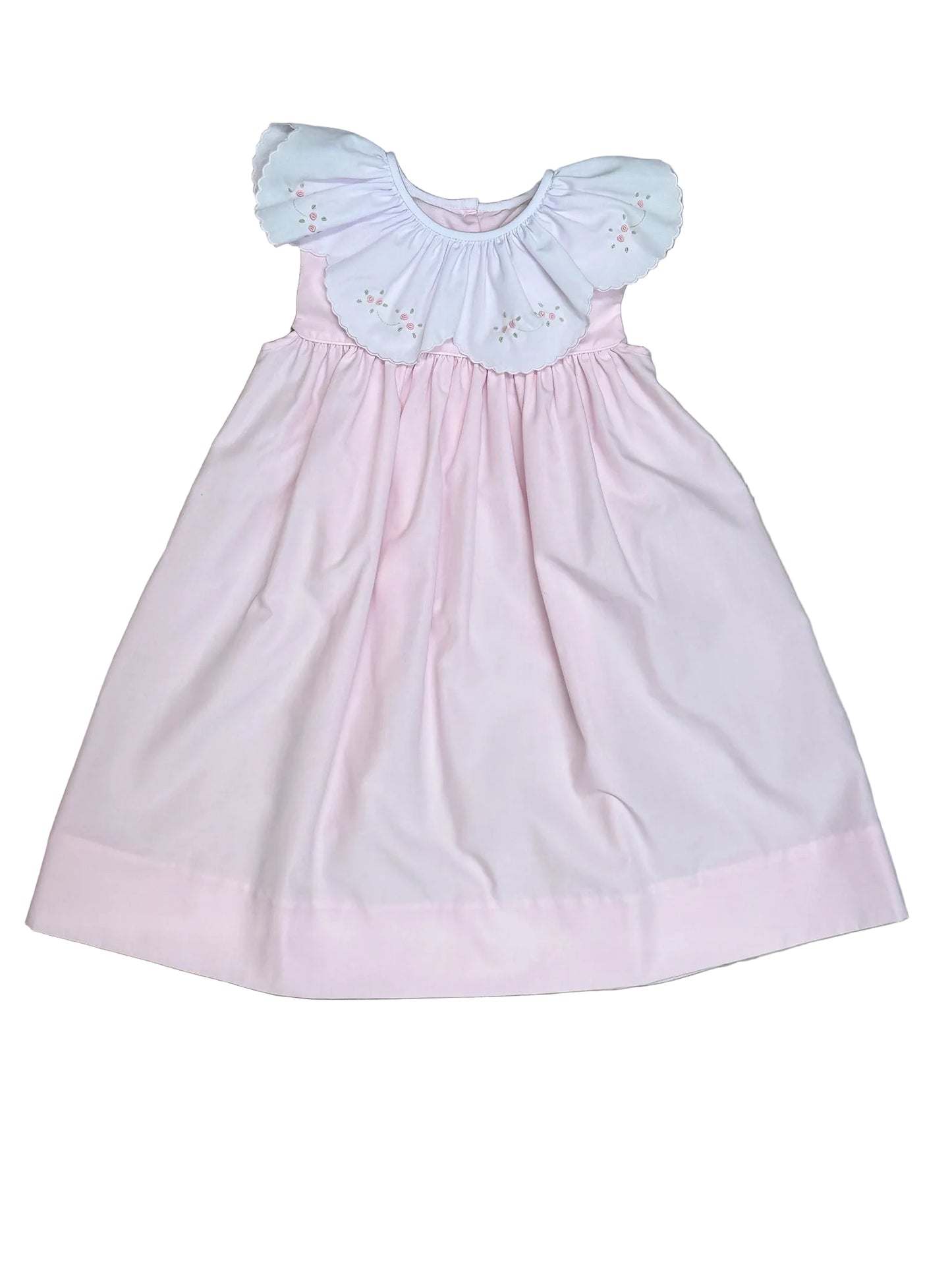 Rosebud Ruffle Collar Dress