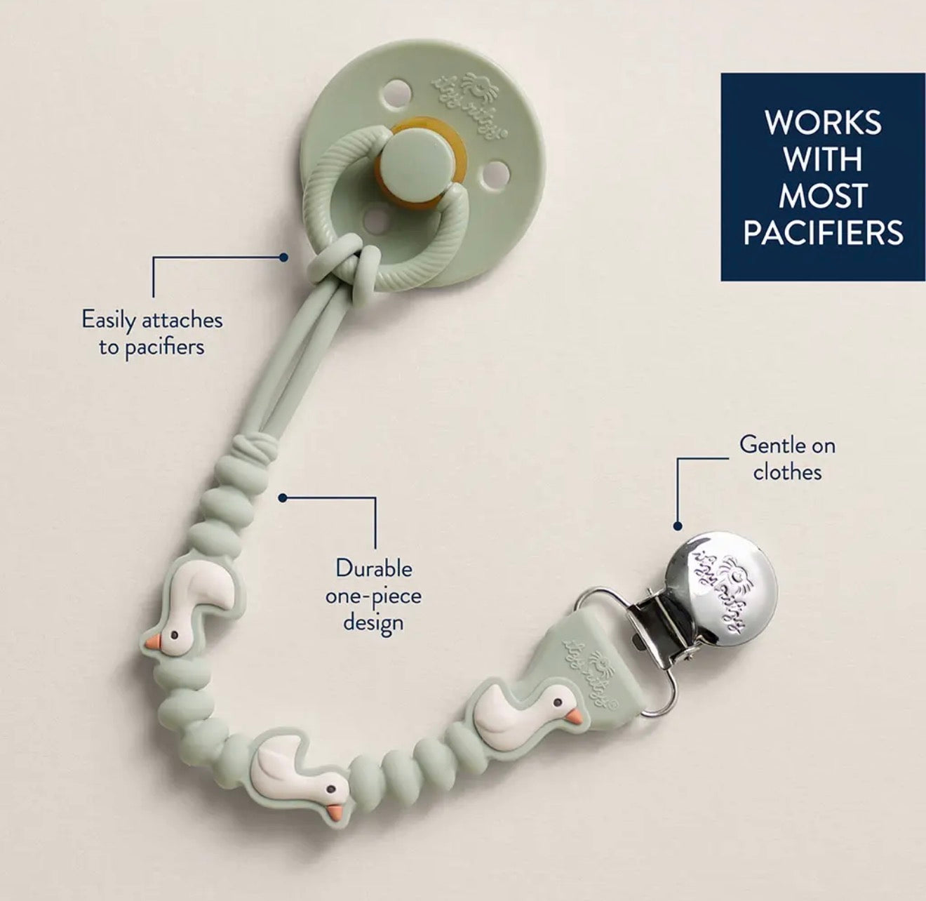 Itzy Goose Paci Clip