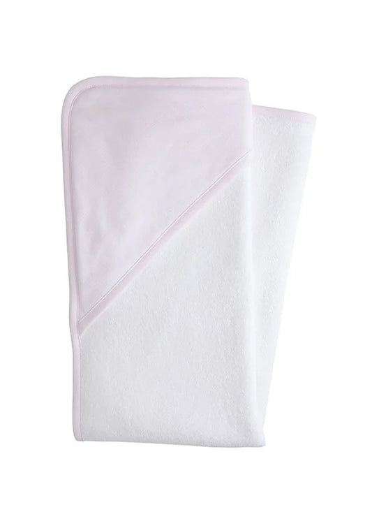 Hooded Towel - Pink Stripe