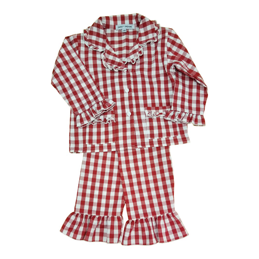 Christmas Eve Ruffled Pajamas