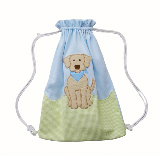 Puppy drawstring bag -Boy