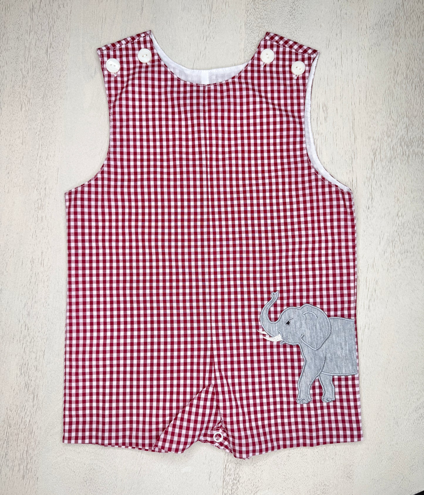 Crimson Gingham Bama Shortall