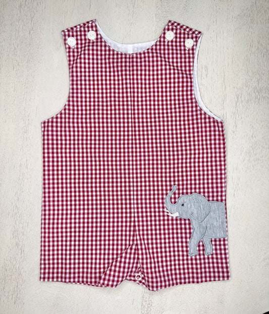 Crimson Gingham Bama Shortall