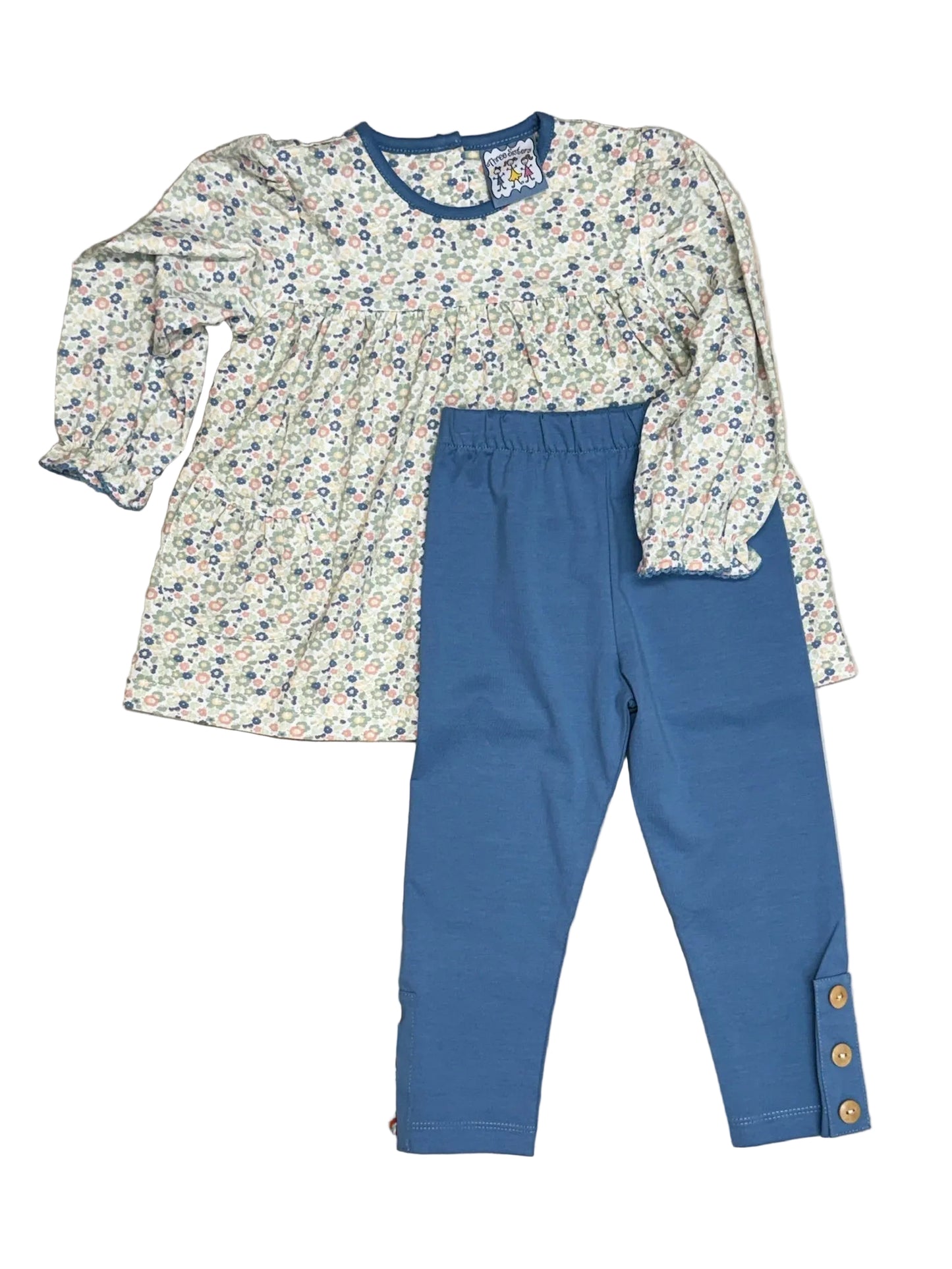 Vintage Ditsy Legging Set