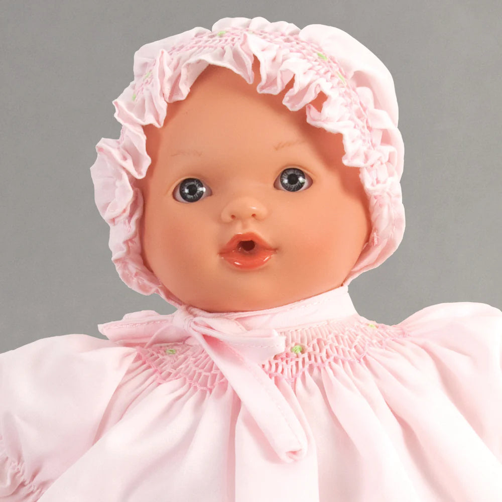 Abby 10” Doll Pink Dress & Bonnet