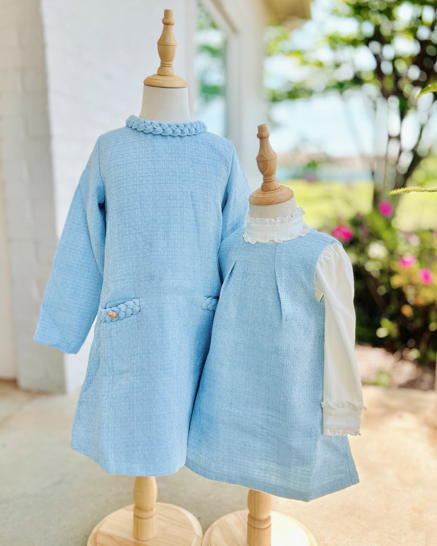 Jackie’s Blue Tweed Dress