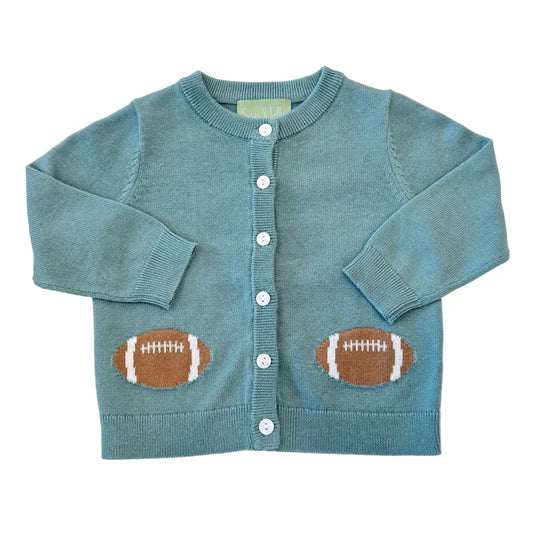 Football Cardigan Sweater