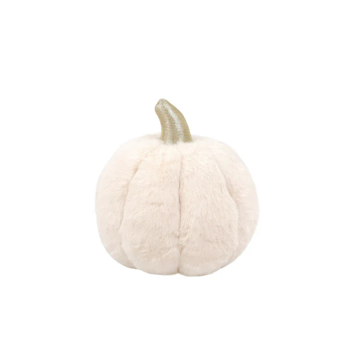 MON AMI Plush Pumpkin - White