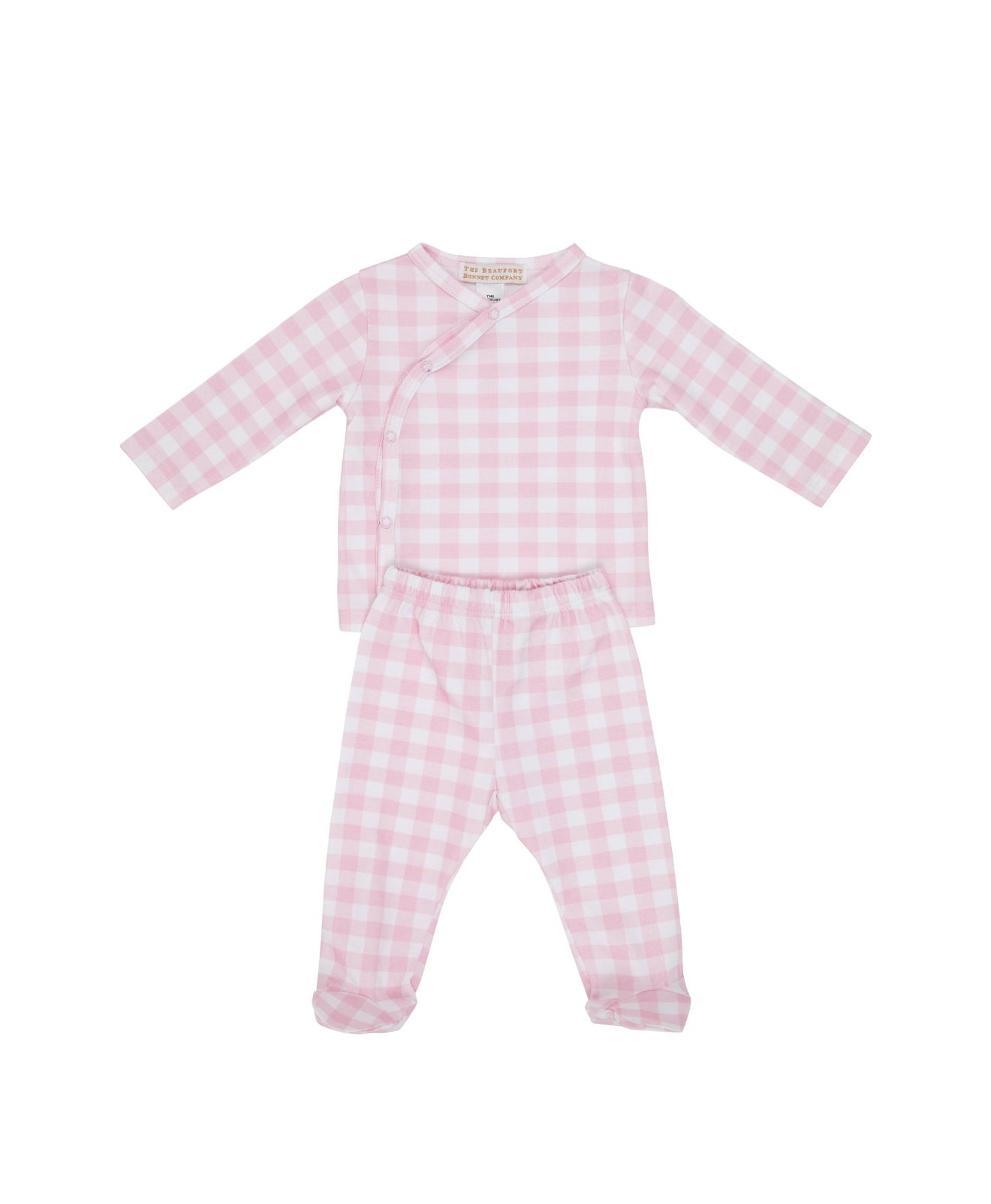 Cameron Pink Gingham Cross-Front #3046