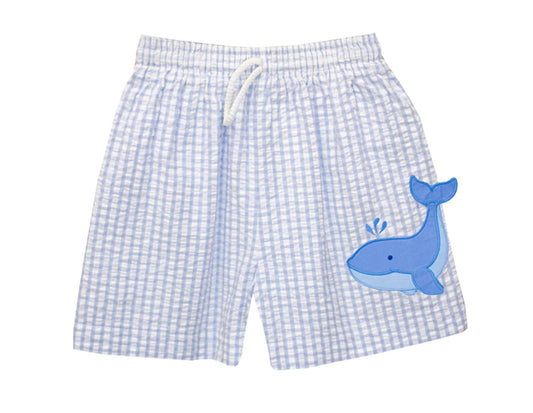 Wally Whale Swim Trunks