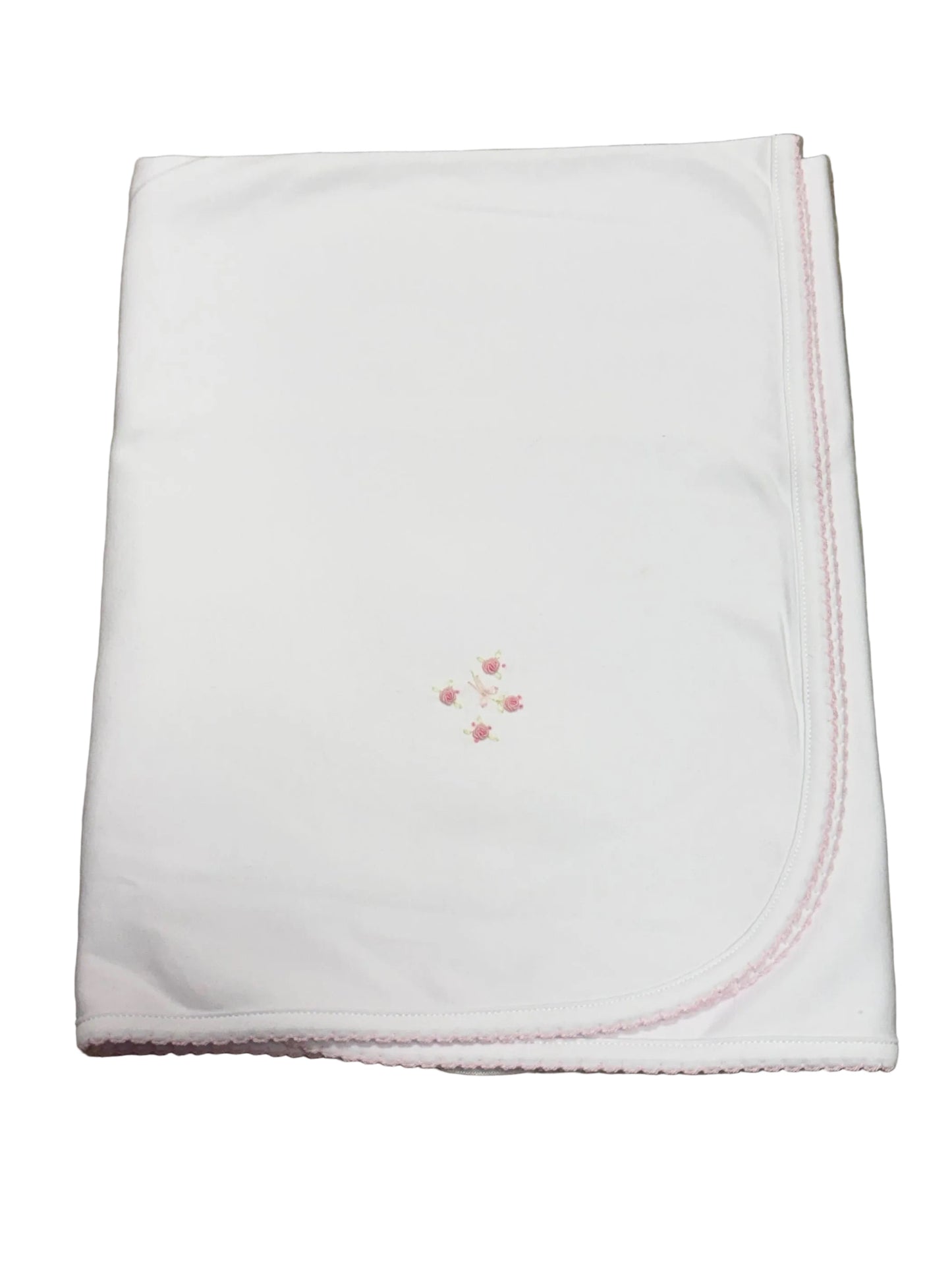 Garden Roses Receiving Blanket