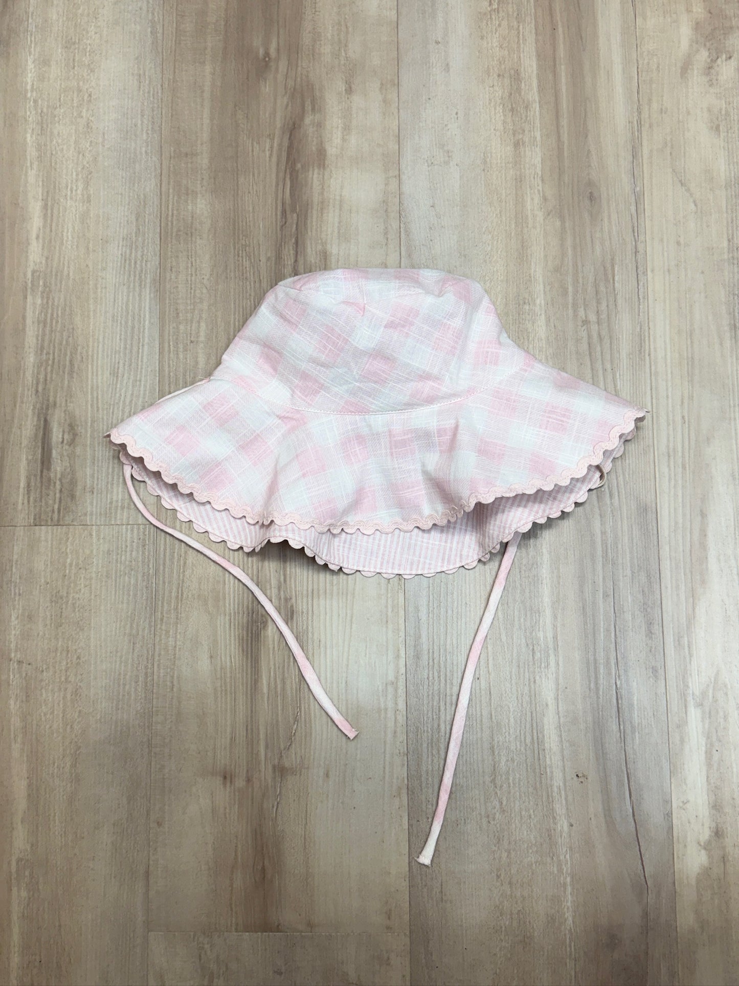 Pink Linen Hat