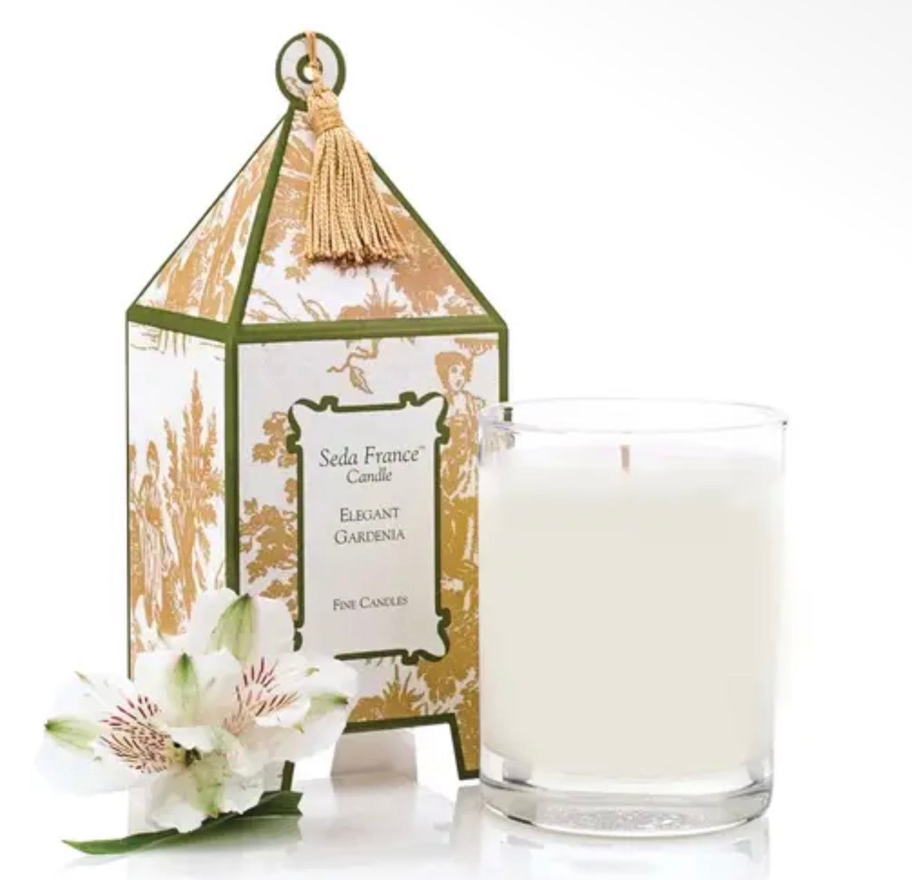 Elegant Gardenia Box Candle