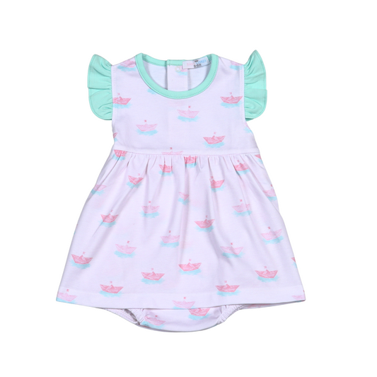 Tina's Paper Boat Bubble Dress