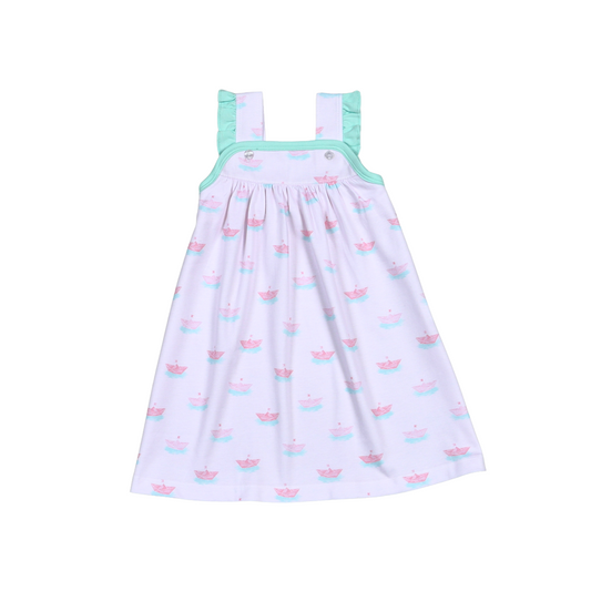 Tina's Paper Boat Sun Dress