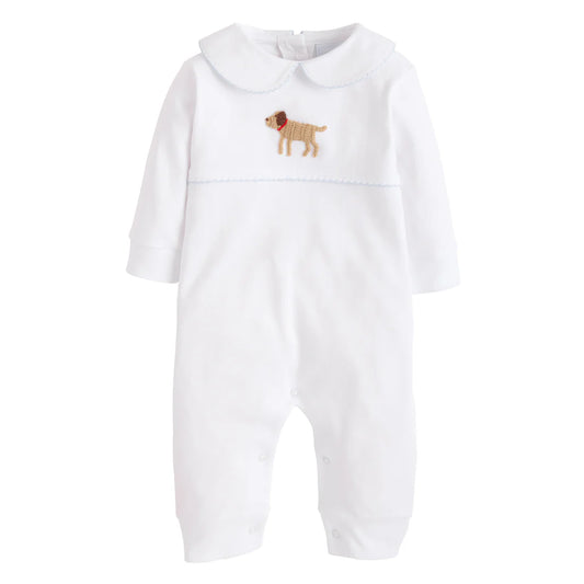 Charlie Crochet Dog Playsuit