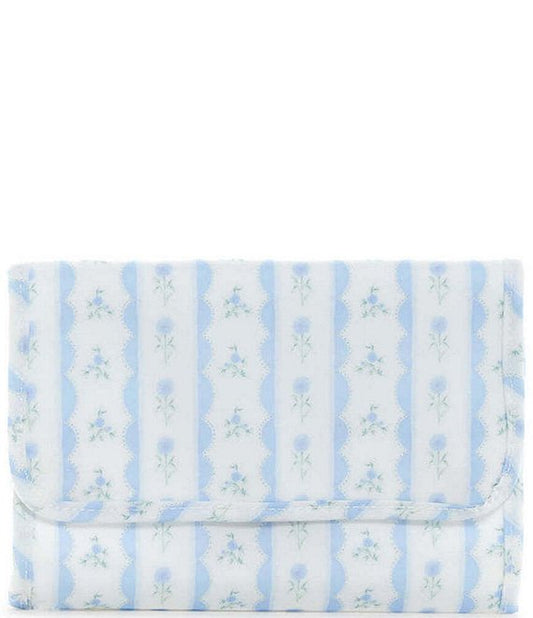 TRVL Mini Roll Up Toiletry Bag Ribbon Floral