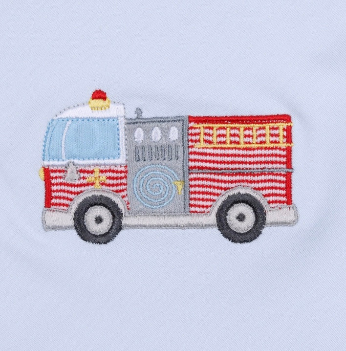 Hero  Brigade Firetruck Zip Pajamas
